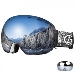 Ochelari unisex ski, snowboard si multe alte sporturi, rama neagra - lentila gri inchis, NG99